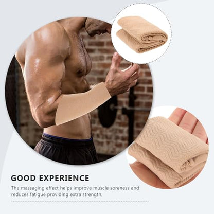 Healifty upper arm sleeves 1 Pair Elastic Compression Arm Sleeves Slimming Improve Shaper