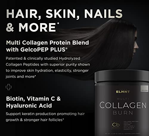 Super Collagen Burn - Premium Collagen Powder for Women Weight & Beauty w. Apple C Vinegar TERRA ELMNT