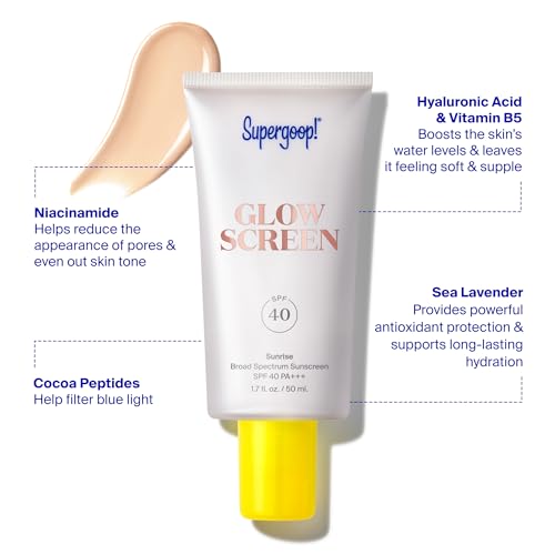 Supergoop! Glowscreen SPF 40 - Glowy Sunscreen Primer with Hyaluronic Acid Supergoop!