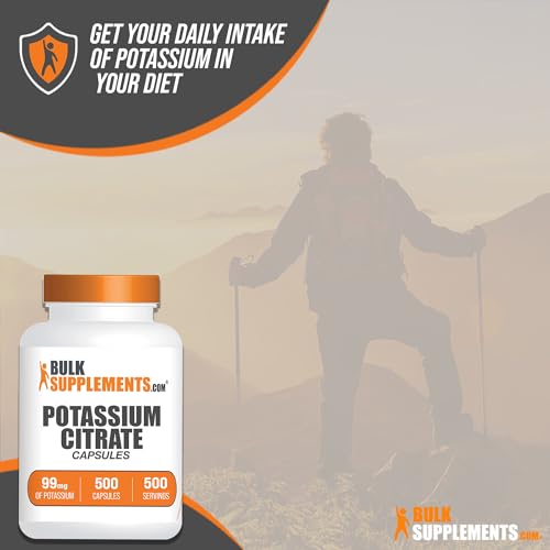 BulkSupplements.com Potassium Citrate Capsules - Potassium Supplement, Potassium BULKSUPPLEMENTS.COM