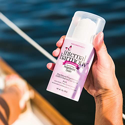 Internal Harmony Progesterone Cream, Contains Natural USP Bioidentical Progesterone Internal Harmony