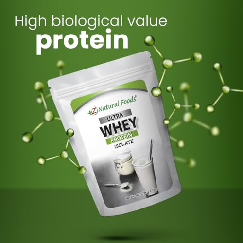 Z Natural Foods Whey Protein Powder Isolate, Unsweetened Protein Powder Enriched