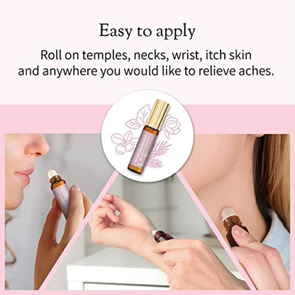 Don Du Ciel Organic and Kid-Friendly Lotus Essential Oil Blend Roll On for Stress Relief and Itch Relief