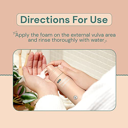 Ease - Probiotic Cleanser, Intimate Foaming Feminine Wash, Gentle Feminine Care Formula
