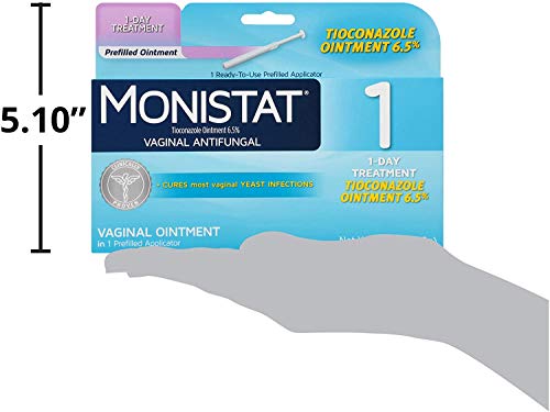 Monistat 1-Day Yeast Infection Treatment, Prefilled Applicator, 1 ea Monistat