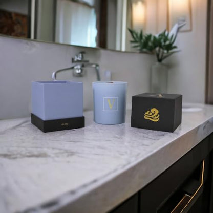 Vantage Venue - Premium Quality Wooden Wick Scented Candles | Aromatherapy Soy Wax Candle