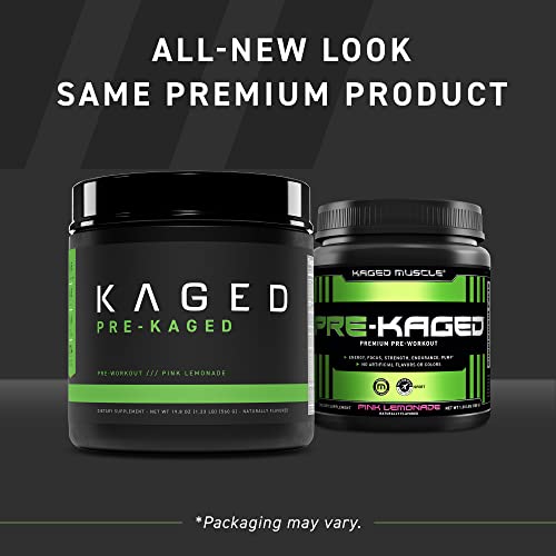 Kaged Original Pre Workout Powder | Krisp Apple | Pre-Kaged | Formulated with Creatine