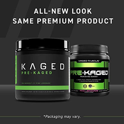 Kaged Original Pre Workout Powder | Krisp Apple | Pre-Kaged | Formulated with Creatine