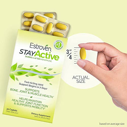 Estroven Stay Active, Fast-Acting Joint Support in Less Than 7 Days for During and After Menopause