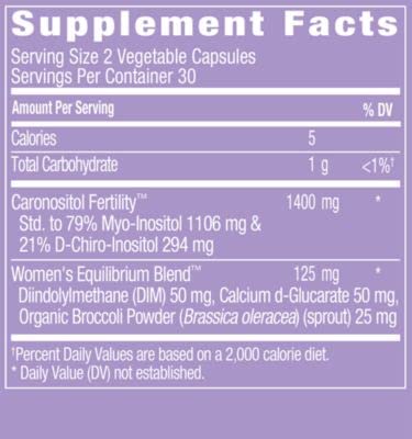 TrueYou Helping Hand-with Caronositol Fertility - Myo & Chiro Inositol for Fertility Support TrueYou