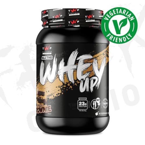 TWP Nutrition Platinum Series All The Whey Up Protein Powder Shake, 23g Whey Protein, Low Fat TWP