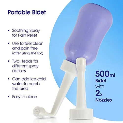 Medcosa Female Ice Pack and Perineal Bottle Set | Reusable Perineal Cold Packs & Portable Bidet Spray BottleMedcosa Female Ice Pack and Perineal Bottle Set | Reusable Perineal Cold Packs & Portable Bidet Spray Bottle Medcosa