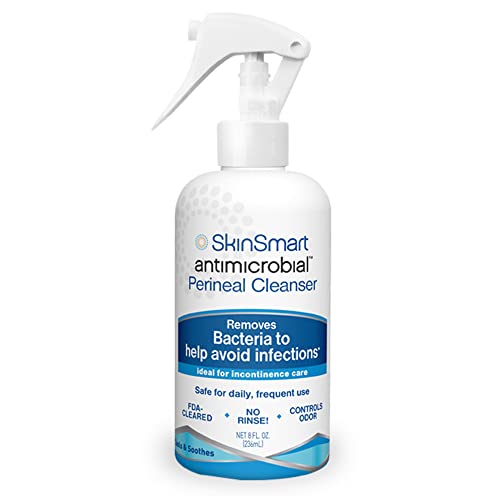 SkinSmart Antimicrobial Perineal Cleanser, Ideal for Incontinence Care SkinSmart Antimicrobial