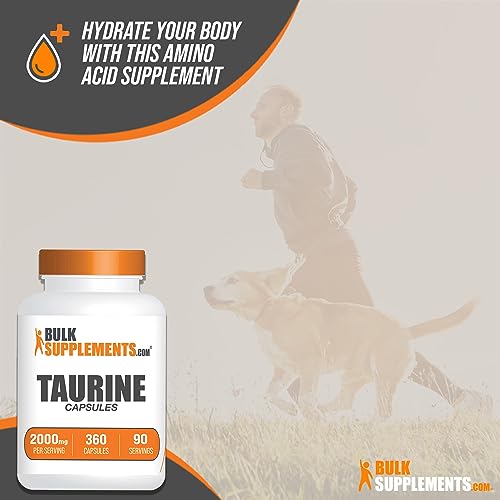 BULKSUPPLEMENTS.COM Taurine Capsules - Taurine Supplement, Taurine 2000mg BULKSUPPLEMENTS.COM