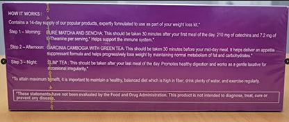 Hyleys 14 Day Weight Loss Tea - 42 Tea Bags (1 Pack), Detox Tea for Cleanse