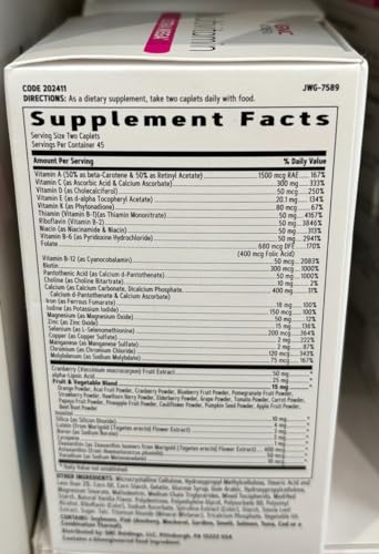 GNC Women's Ultra Mega Multivitamin | Supports Overall Health and Wellness in Women