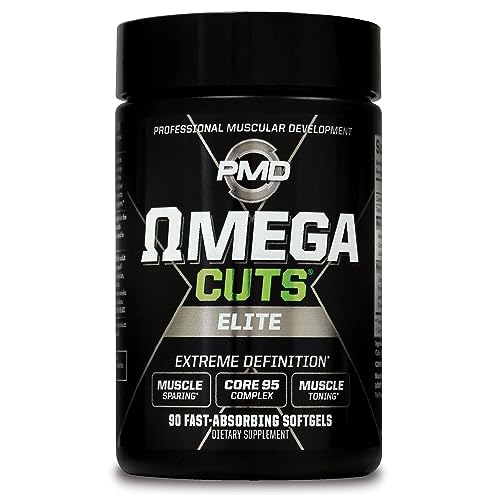 PMD Sports Omega Cuts Elite Fat Loss-Muscle Defining Formula - Omega Fatty Acids