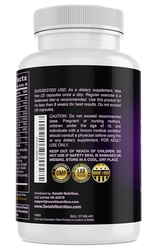 Complete Menopause Support - Natural Menopause Relief for Meno Belly Hot Flashes Night Sweats Senshi Nutrition