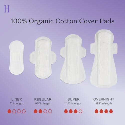 The Honey Pot Company - Non-Herbal Everyday Panty Liners - Organic Pads for Women - Cotton Cover The Honey Pot Company