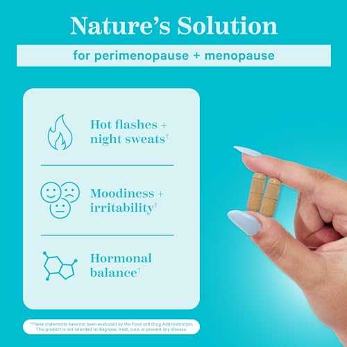 Pink Stork Black Cohosh Supplements for Women - Perimenopause & Menopause Support Pink Stork