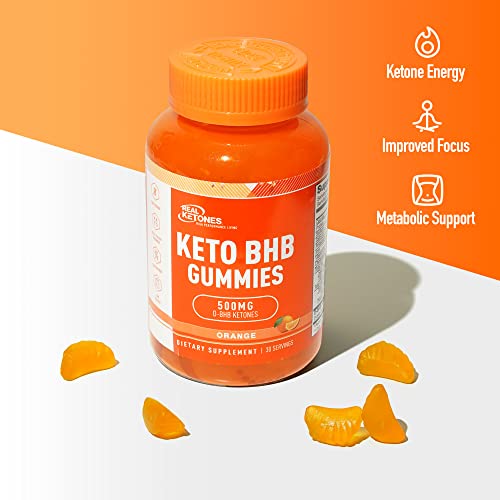 Real Ketones Keto BHB Gummies - Keto Gummies with BHB Exogenous Ketones for Enhanced Real Ketones
