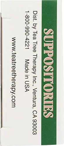 Tea Tree Therapy Vaginal Suppositories with Oil, 6 Count, White Tea Tree Therapy