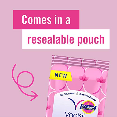 Vagisil Odor Block Multipack for Women, Daily Intimate wash, 20 Feminine Wipes, and Dry Wash Vagisil