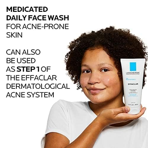 La Roche-Posay Effaclar Medicated Gel Facial Cleanser, Foaming Acne Face La Roche-Posay