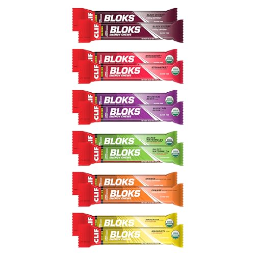 CLIF BLOKS - Energy Chews - Variety Pack - Non-GMO - Plant Based