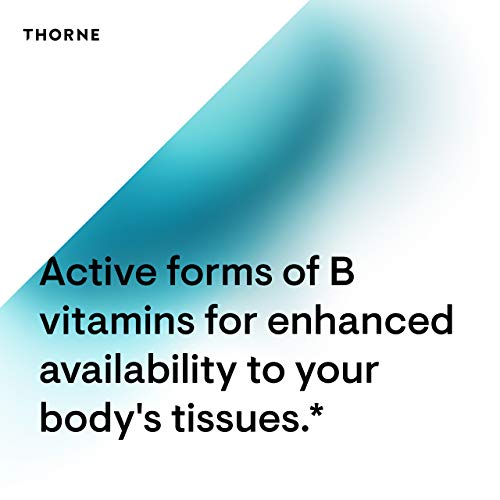 THORNE Basic B-Complex - Tissue-Ready Vitamin B Complex Supplement with Choline