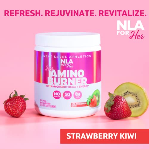 Her Thermogenic Amino Women's Pre Post & Intra Workout Booster (Strawberry Kiwi,30 Servings) NLA for Her