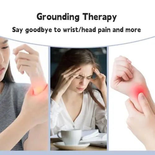 LOYDBDT Grounding Wrist Strap,Patterned Grounding Wristband,Unique Air Holes and Conductive Silver LOYDBDT