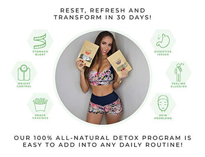 Teami® 30-Day Detox Tea Pack: All-Natural Teatox Kit with Teami Skinny & Teami Colon