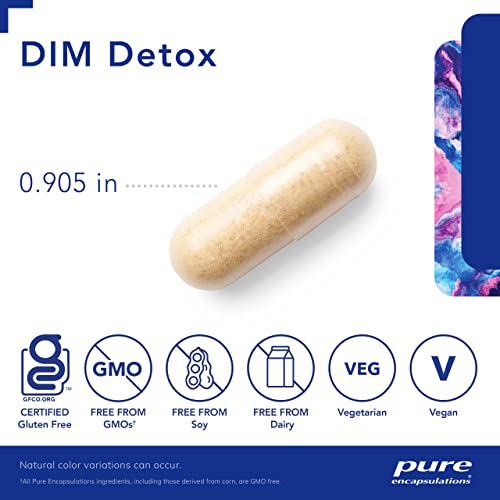 Pure Encapsulations DIM Detox | Supplement Support for Detoxification and Cellular Pure Encapsulations