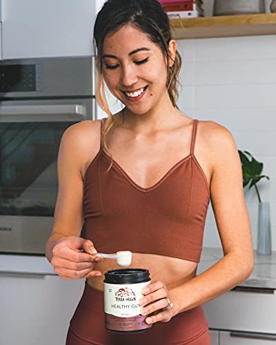 TERRA ORIGIN Healthy Gut Powder (Berry Flavor) |30-Servings with L-Glutamine, Zinc