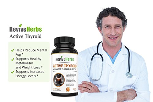 Revive Herbs Premium Thyroid Support with Ashwagandha, Iodine, Selenium, Magnesium Revive Herbs