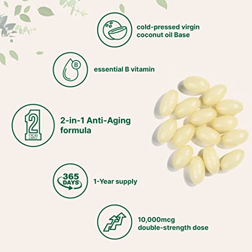 Micro Ingredients Biotin 10,000mcg w/Hyaluronic Acid 25mg | 365 Virgin Coconut Micro Ingredients