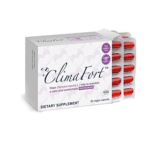 ClimaFort 60 Day Supply - Menopause Supplement for Women, premenopause Hormone Balance