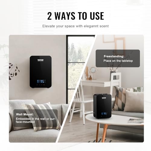 VEVOR Upgrade HVAC Scent Diffuser, Smart Scent Air Machine for Home, 180ML with Cold Air Technology VEVOR