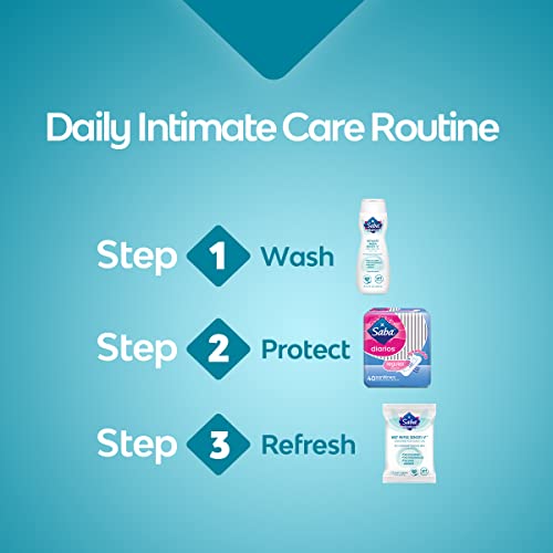 Saba Sensiti-V Intimate Wash, Feminine Hygiene Wash, 6.76 fl oz (Pack of 6) Saba