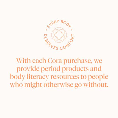 Cora Organic Applicator Tampon Multipack | 18 Regular & 18 Super Absorbency