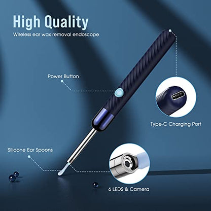 Ear Wax Removal - Earwax Remover Tool with 8 Pcs Ear Set - Ear Cleaner