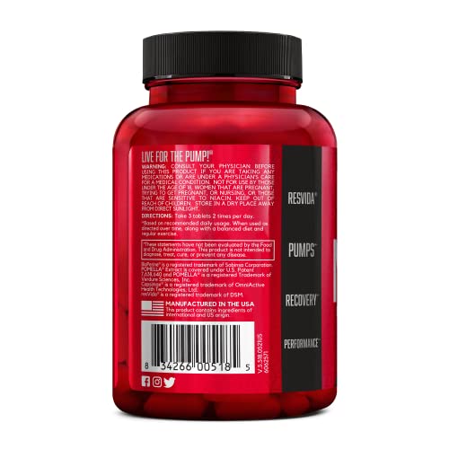 BSN NITRIX 2.0 - Nitric Oxide Precursors, 3g Creatine, 3g L Citrulline - Supports Workout 