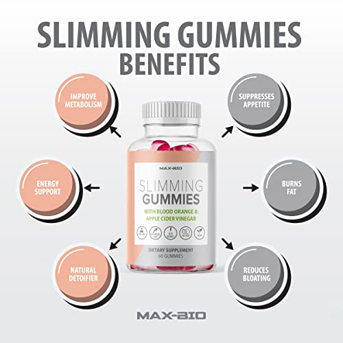 (Official 2 Pack) Slimming Gummies It Works with Apple Cider Vinegar and Sicilian Blood Orange Extract