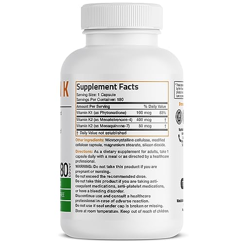 Vitamin K Triple Play (Vitamin K2 MK7 / Vitamin K2 MK4 / Vitamin K1) Full Spectrum