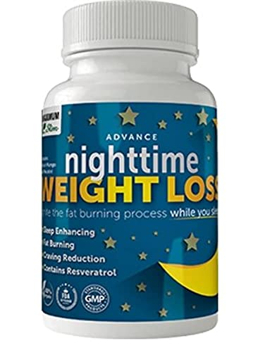 Maximum Slim Advanced Nighttime (Fat Burning) Weight Loss with African Mango, Green Tea