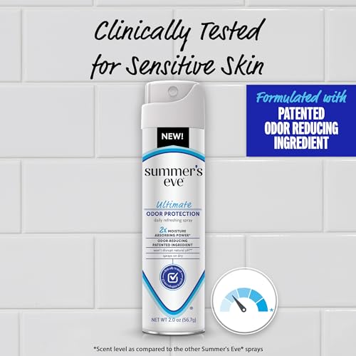 Summer's Eve, Ultimate Odor Control, Feminine Spray for Odor Protection, Talc-Free, Absorbs Moisture, 2 oz Summer's Eve