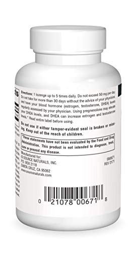 Source Naturals Pregnenolone 10mg - 60 Cherry Lozenges Source Naturals