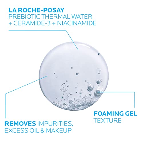 La Roche-Posay Toleriane Purifying Foaming Facial Cleanser, Face Wash