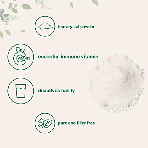 Micro Ingredients Pure Vitamin C Crystal Powder (Water Soluble Vitamin C 1000mg Micro Ingredients